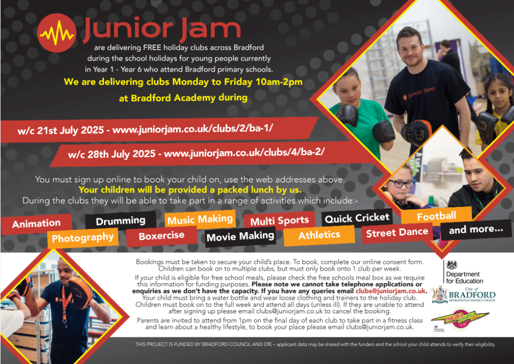 Junior Jam Flyer